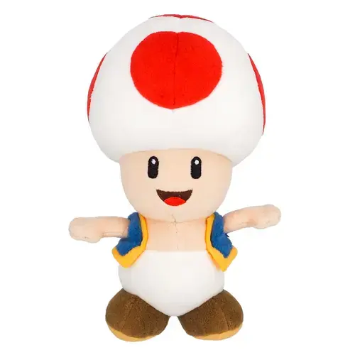 Jucarie de plus Nintendo Together Super Mario Toad, 20 cm