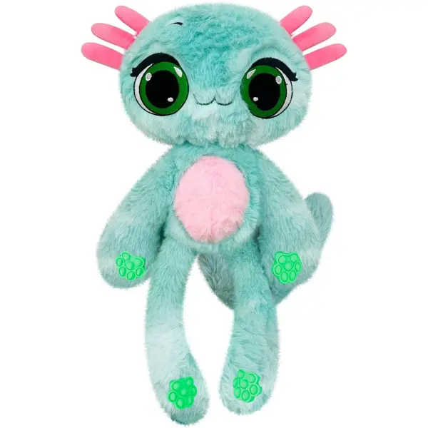 Jucarie de plus parfumata, Bubble Pops, S1, Whacky Watermelon Axolotl, 34 cm
