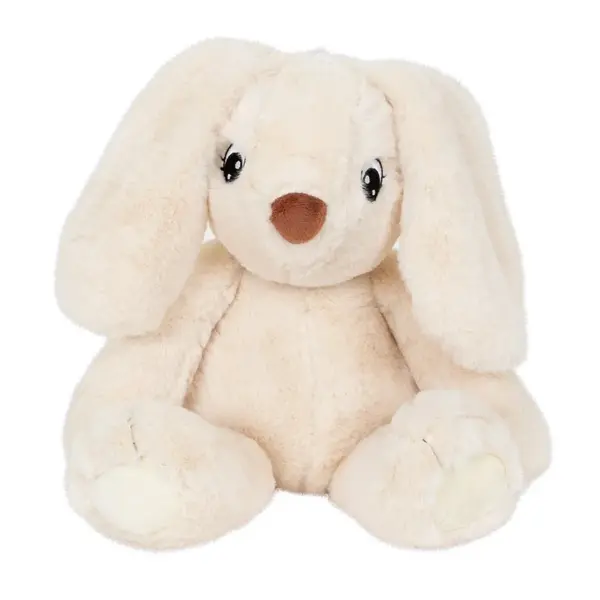 Jucarie de plus, Puffy Friends, Iepuras, Crem, 25 cm