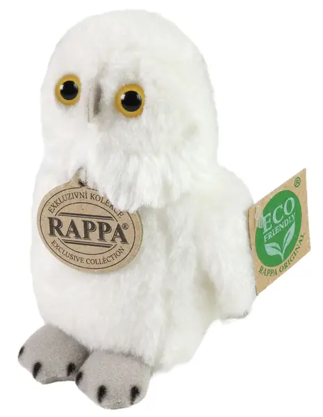 Jucărie de plus Rappa Eco Friends - bufniţă, 13 cm