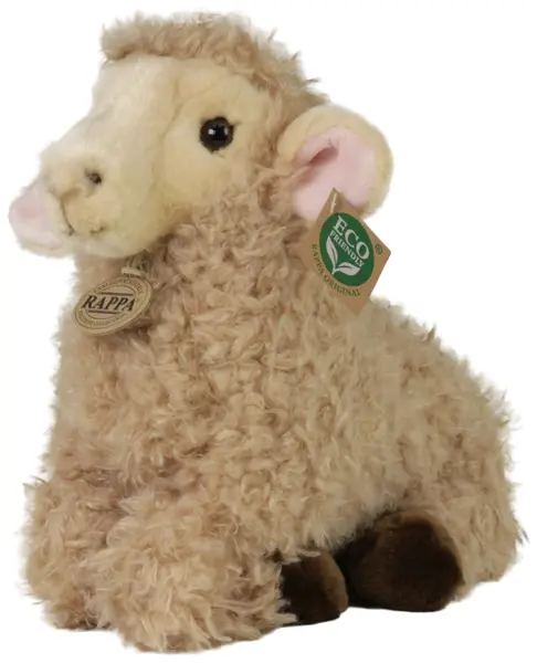 Jucărie de pluș Rappa Eco Friends - Oaie culcată, 28 cm