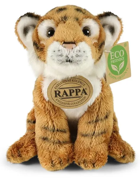 Jucărie de pluș Rappa Eco friends - Tigru bengalez, 15 cm