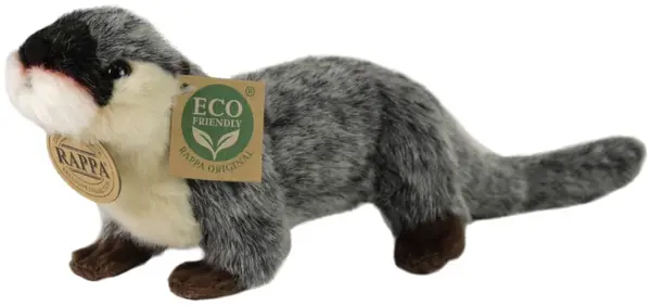 Jucărie de pluș Rappa Eco Friends - Vidră, 18 cm