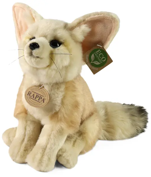 Jucărie de pluș Rappa Eco friends - Vulpe de deșert Fennec, 26 cm