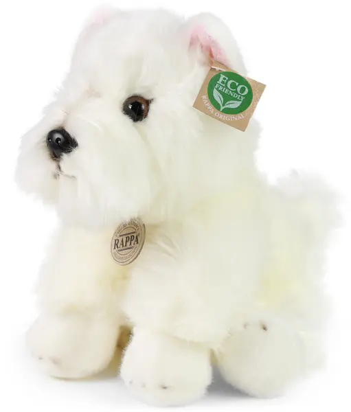 Jucărie de pluș Rappa Eco friends - West Highland White Terrier, 30 cm