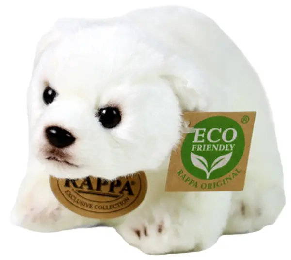Jucărie de pluș Rappa Eco prieteni - Ursul polar arctic, 19 cm