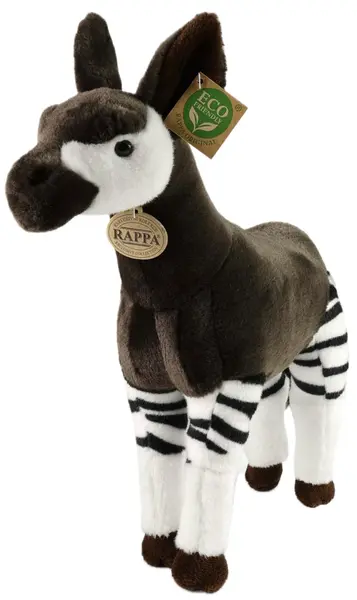 Jucărie de pluș Rappa Prieteni eco - Okapi, 32 cm