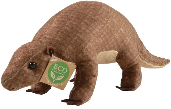 Jucărie de pluș RappaEco Friends - Pangolin, în picioare, 35 cm