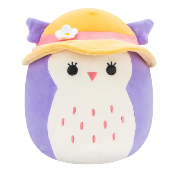 Jucarie de plus, Squishmallows, Bufnita Holly, 19 cm