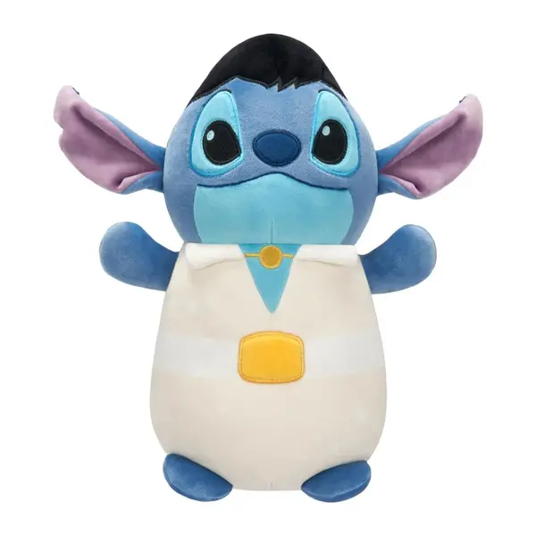 Jucarie de plus, Squishmallows, Disney Hugmees, Elvis Stitch, 25 cm