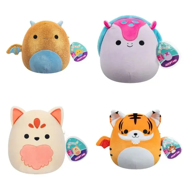 Jucarie de plus Squishmallows Roblox Adopt Me 20 cm, diverse modele Seria 2