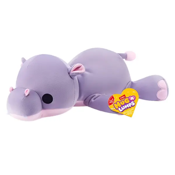 Jucarie de plus super moale, Hug A Lumps, S2, Hipopotamul Harley, 60 cm