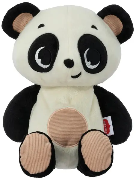 Jucărie de pluș Tiny Love - Panda, cu zgomot alb și lumină, Black and White