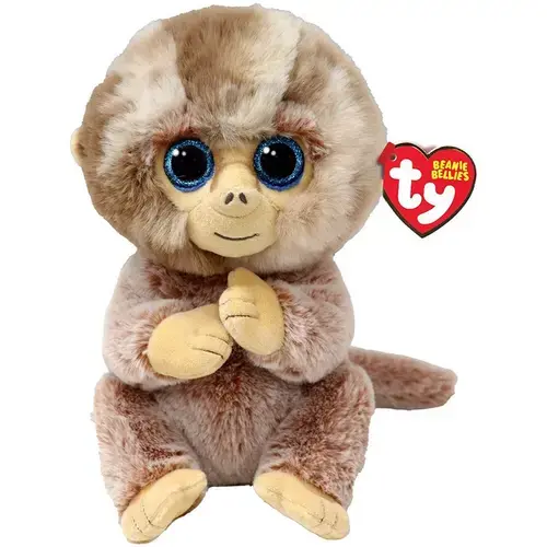 Jucarie de plus Ty - Beanie Bellies, Maimutica Stubby, 24 cm