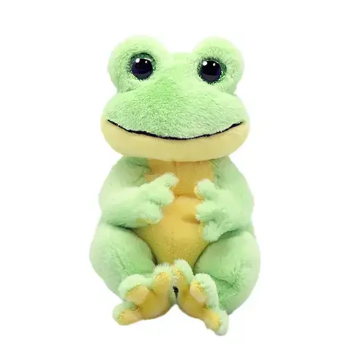 Jucarie de plus TY Beanie Bellies Snapper Broasca, 15cm, Verde