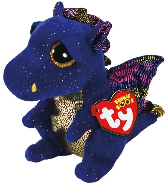 Jucarie de plus TY Toys - Dragon Saffire, 15 cm