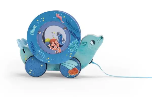 Jucărie de tras Moulin Roty - Leu de mare