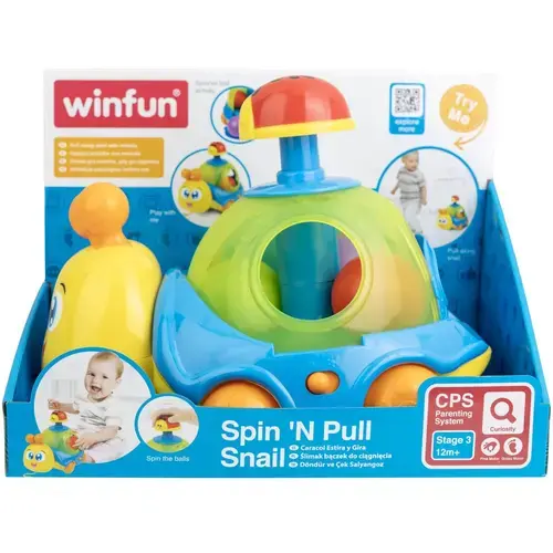 Jucarie de tras Winfun - Melcul cu bile