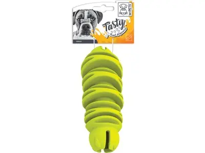 Jucarie din cauciuc pentru caini, VENUS M-PETS, verde, 14.7 x 6 x 6.1 cm