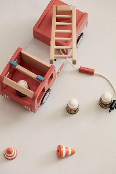 Jucarie din lemn - Fire truck - Aiden | Kid's Concept