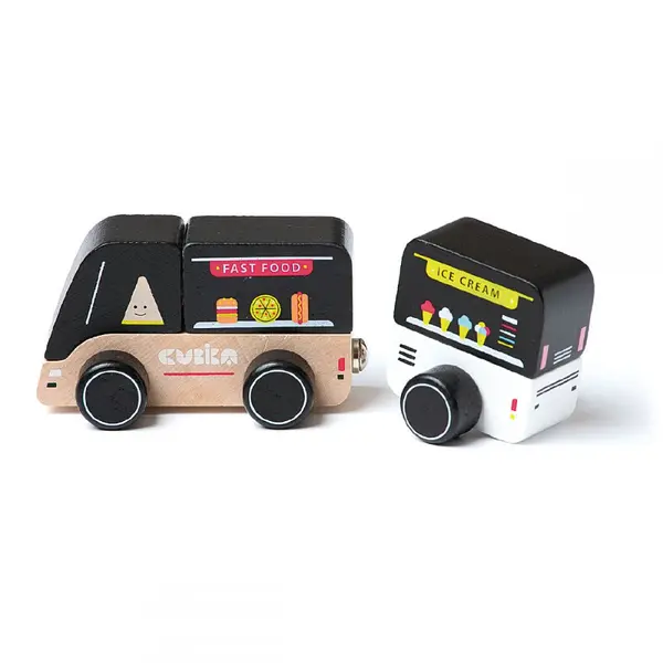 Jucarie din lemn - Food Truck | Cubika