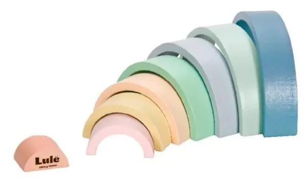Jucărie din lemn Lule Toys - Rainbow