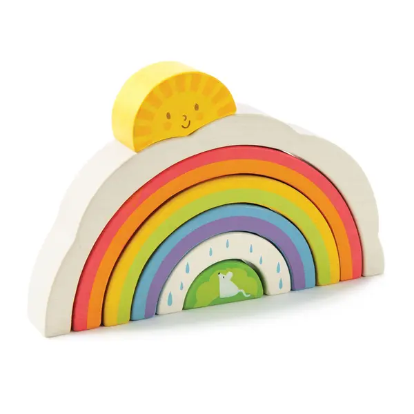 Jucarie din lemn - Rainbow Tunnel | Tender Leaf Toys