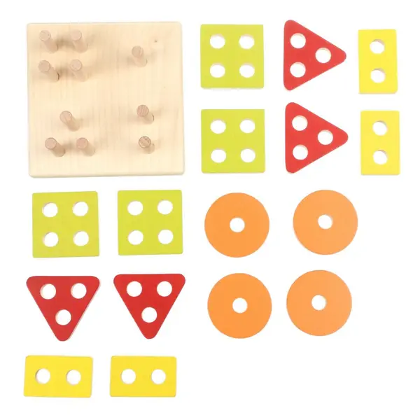 Jucarie din lemn - Sortator Forme Geometrice 03 | Cubika