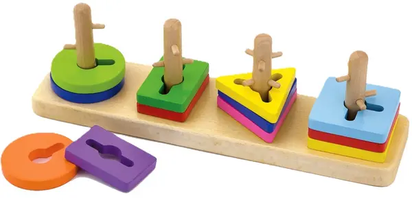 Jucărie din lemn Viga - Puzzle labirint