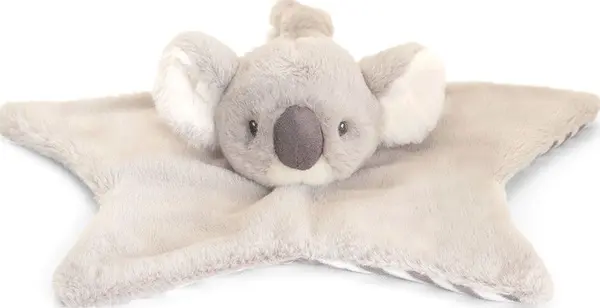 Jucarie ecologica de plus Keel Toys Keeleco - Koala cu paturica, 32 cm