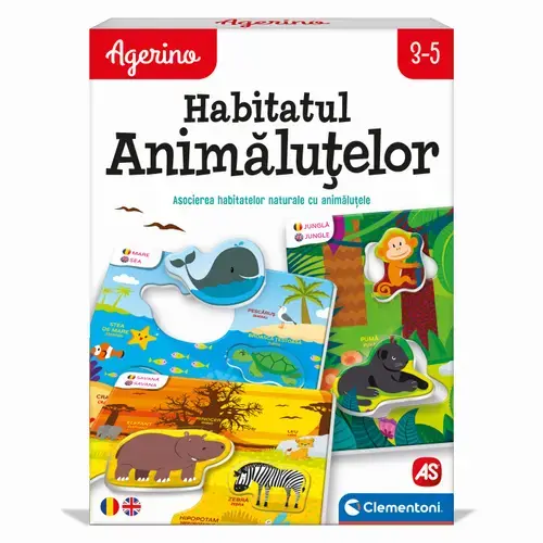 Jucarie educativa - Agerino habitatul animalutelor - Agerino - Clementoni