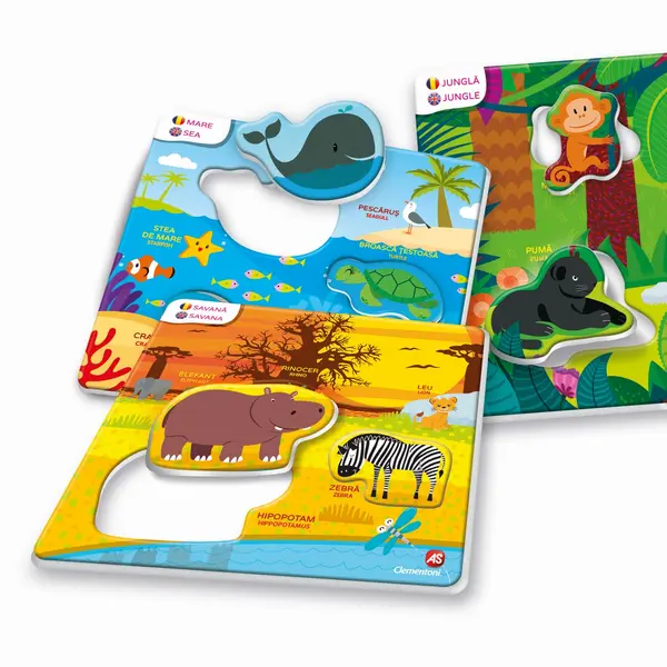 Jucarie educativa - Agerino habitatul animalutelor | Clementoni