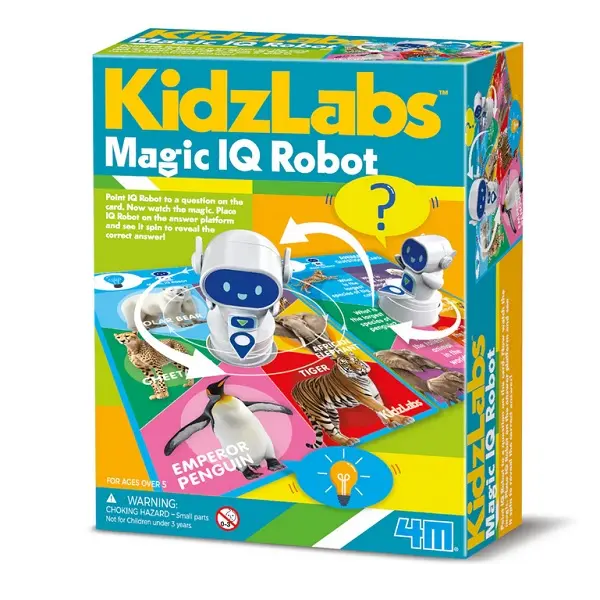 Jucarie educativa interactiva in limba engleza Robot Magic IQ KidzLabs