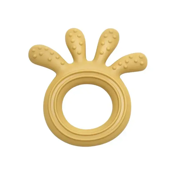 Jucărie Gingivală Silicon – Caracatiță Galbenă, 0 luni+ - Default Title