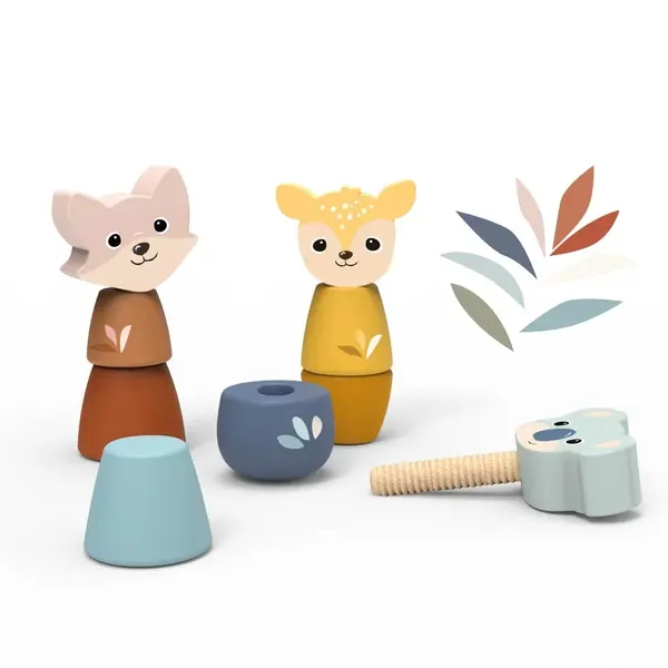 Jucarie interactiva animale cu surub, Speedy Monkey
