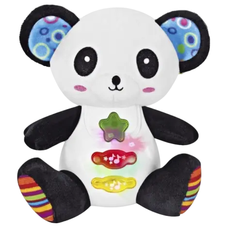 Jucarie interactiva bebe cu sunete si lumini 15 cm - Panda