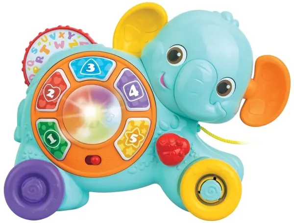 Jucărie interactivă de tras WinFun - Elefant