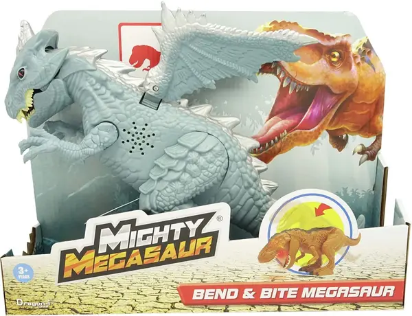 Jucărie interactivă Dragon-I Toys Mighty Megasaur - Dragon, Bend & Bite, sortiment