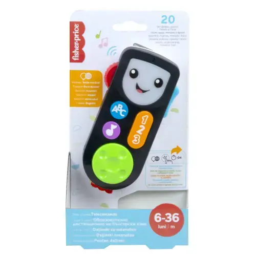 Jucarie interactiva Fisher Price Telecomanda, limba romana