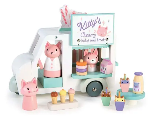 Jucarie interactiva - Furgoneta cu milkshake | Tender Leaf Toys