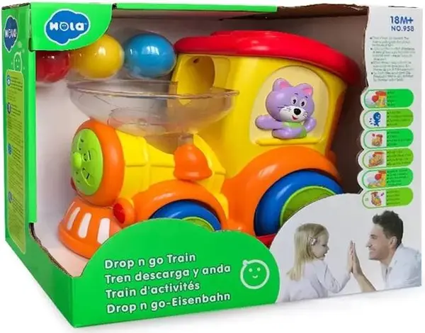 Jucărie interactivă Hola Toys - Antrenează-te cu mingi