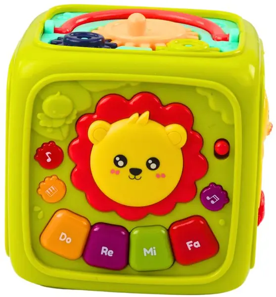 Jucărie interactivă Lean Toys - Cub educativ, pui de leu