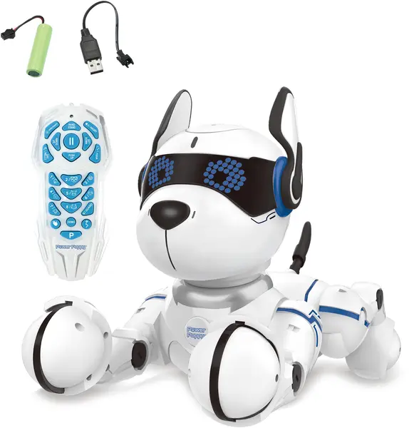 Jucărie interactivă Lexibook Power Puppy - Cățeluș robot programabil