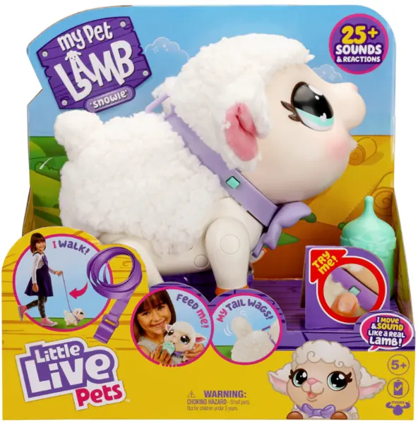 Jucarie interactiva - Little Live Pets - My Pet Lamb - Snowie | Moose Toys