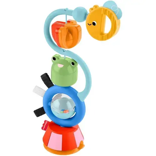 Jucarie interactiva pentru bebelusi Mattel, cu ventuza