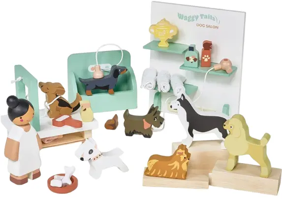 Jucarie interactiva - Salon de catelusi | Tender Leaf Toys