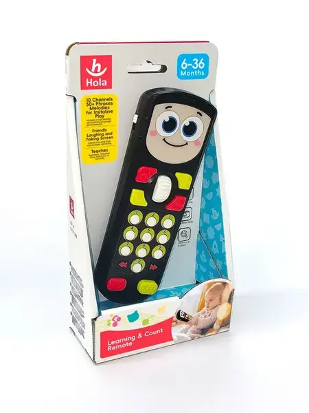 Jucarie interactiva Telecomanda Invatare si Numarare, 6 luni+, Hola