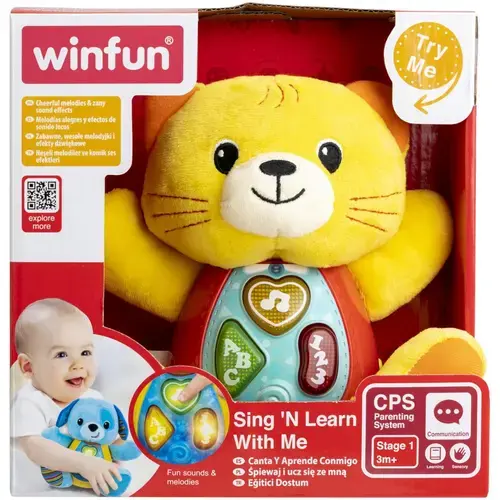 Jucarie interactiva Winfun - Canta si invata cu pisicuta