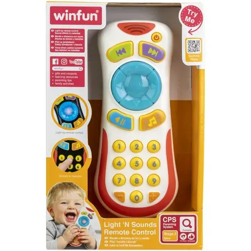 Jucarie interactiva Winfun - Telecomanda, cu lumini si sunete