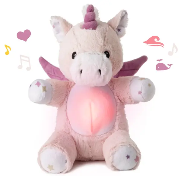 Jucărie liniștitoare cu melodii și lumină Cloud B - LoveLight, Lily the Unicorn